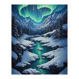 Ethereal Northern Lights: Arctic Winter Valley (Print Only) thumbnail