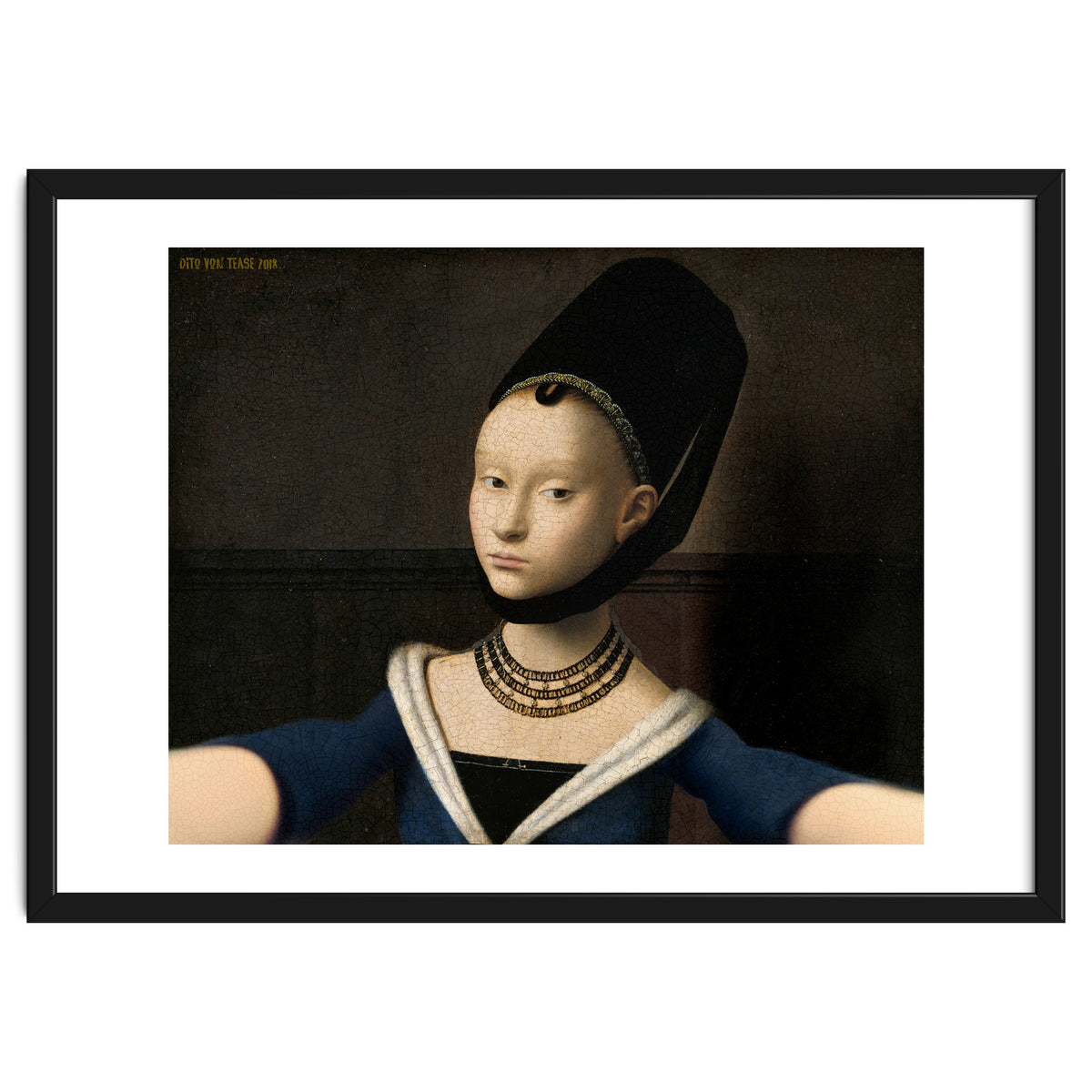 Petrus Christus  - Young Woman - Selfie
