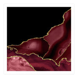 Burgundy & Gold Agate Texture 03 (Print Only) thumbnail