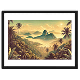 Vintage Brazil, Rio De Janeiro Tropics Poster thumbnail