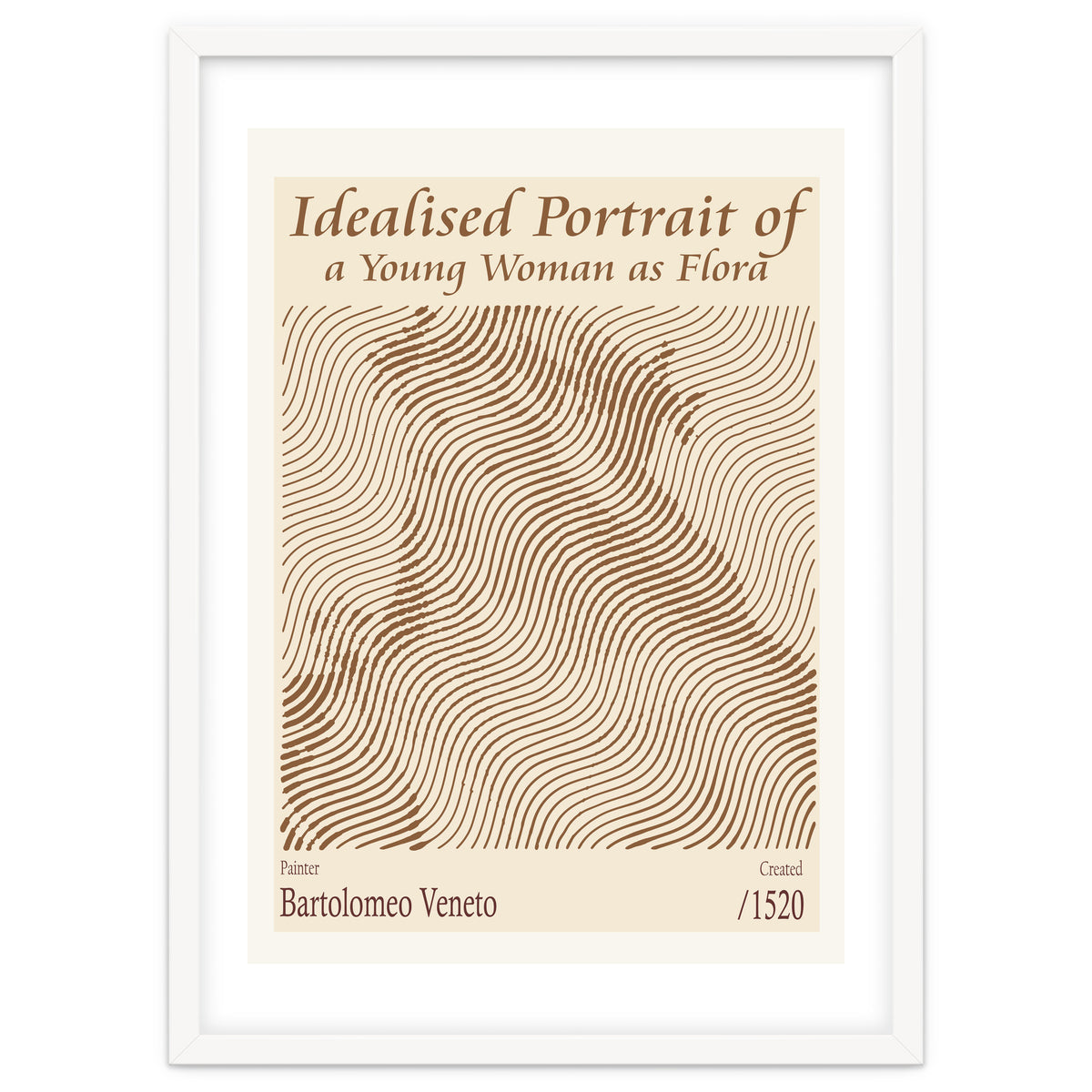 Idealised Portrait Of A Young Woman As Flora – Bartolomeo Veneto (1520)