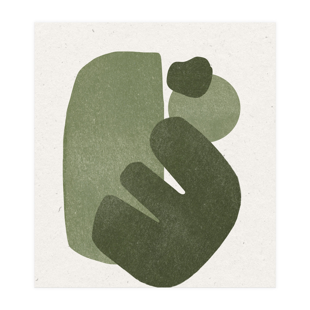 GREEN SHAPES NO.1 (Print Only)