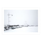 Street light and Bench in Winter snowscape (Print Only) thumbnail