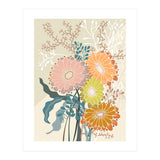 Springtime Daisies Earthy Tones (Print Only) thumbnail