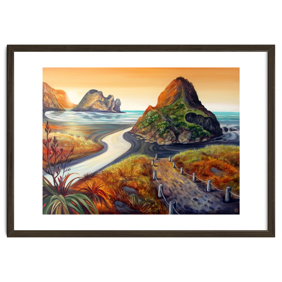 Piha In Golden Tones
