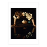 Caravaggio – Narcissus (ca. 1600) | Dramatic Baroque Masterpiece (Print Only) thumbnail