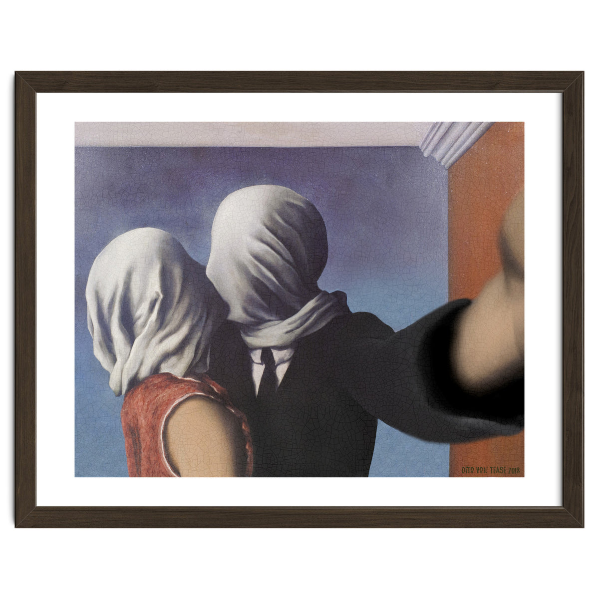 Lovers - Magritte - Selfie