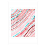 Between the Lines, Pastel Watercolor Abstract Painting, Subtle Neutral Minimal Illustration (Print Only) thumbnail