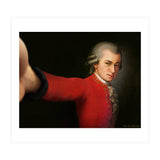 Wolfgang Amadeus Mozart - Selfie (Print Only) thumbnail