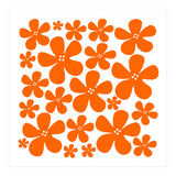 Orange Flowers Pattern (Print Only) thumbnail
