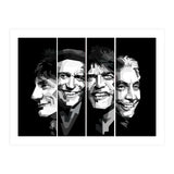 The Rolling Stones Black Portrait  (Print Only) thumbnail