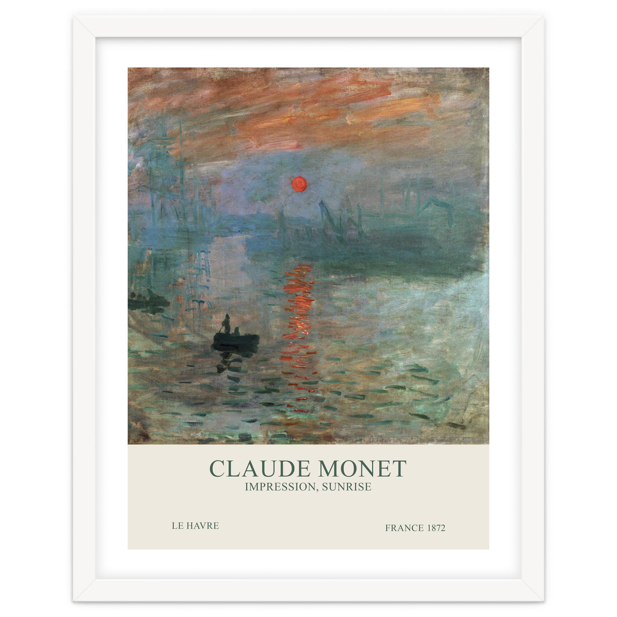 Claude Monet - Impression, Sunrise