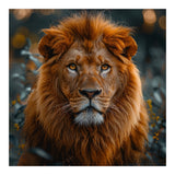 Majestic Lion Portrait Intense Gaze Wildlife (Print Only) thumbnail