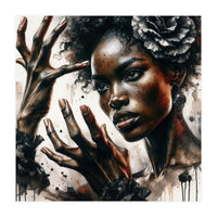 Noir Flamenco Hands Portrait (Print Only)