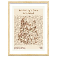 Portrait Of A Man In Red Chalk (self Portrait) – Leonardo Da Vinci (1512)