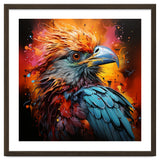 Vibrant Eagle Portrait Abstract Colorful Splatter Art thumbnail