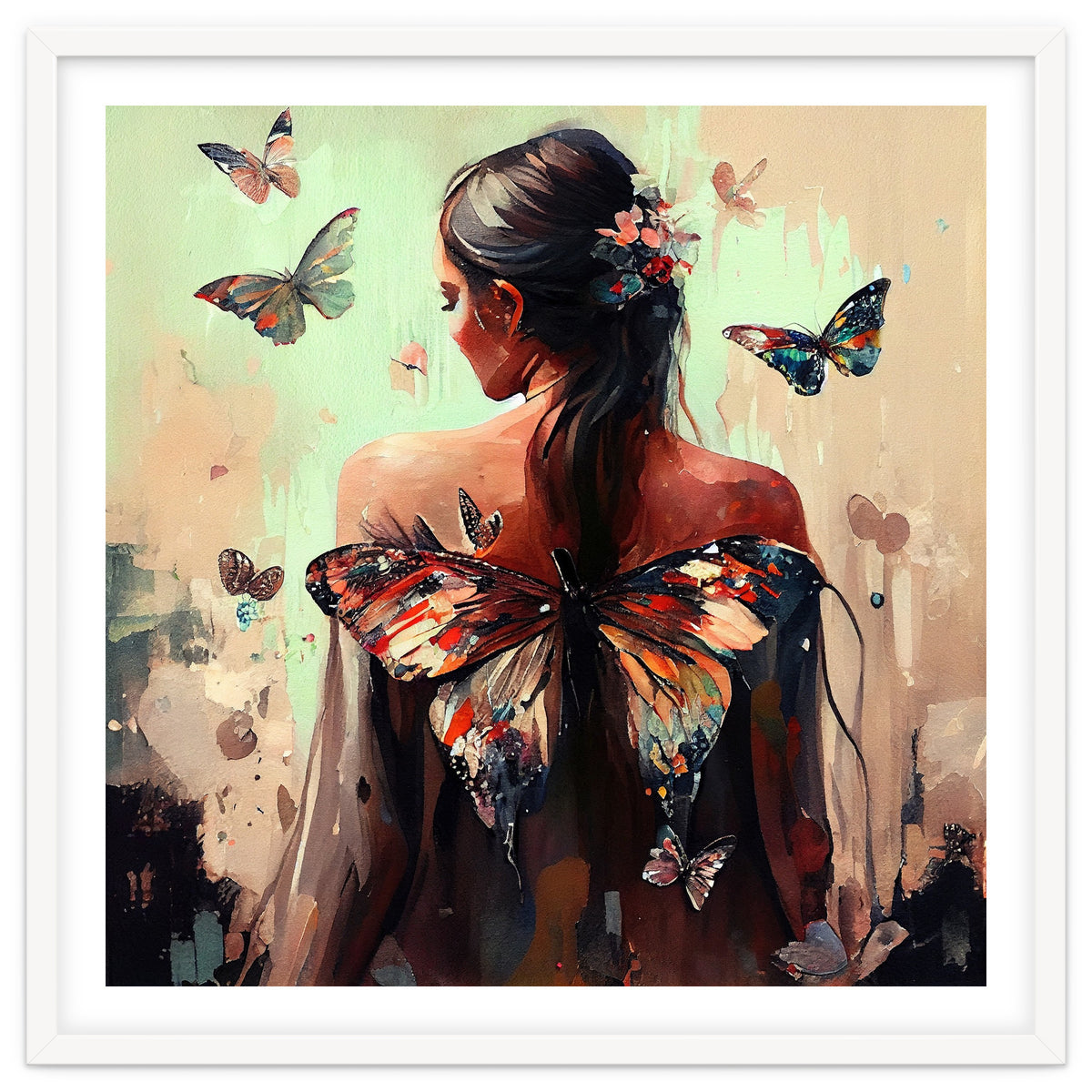 Powerful Butterfly Woman Body #3