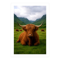 Highland Cow in Scotland (Print Only)