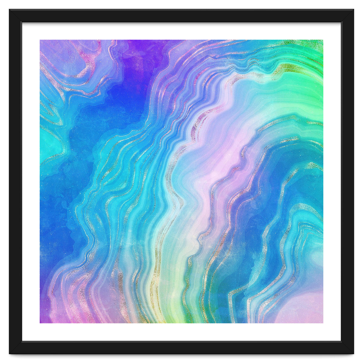 Neon Agate Texture 04