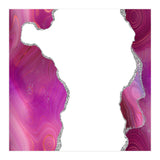 Magenta & Silver Agate Texture 06  (Print Only) thumbnail