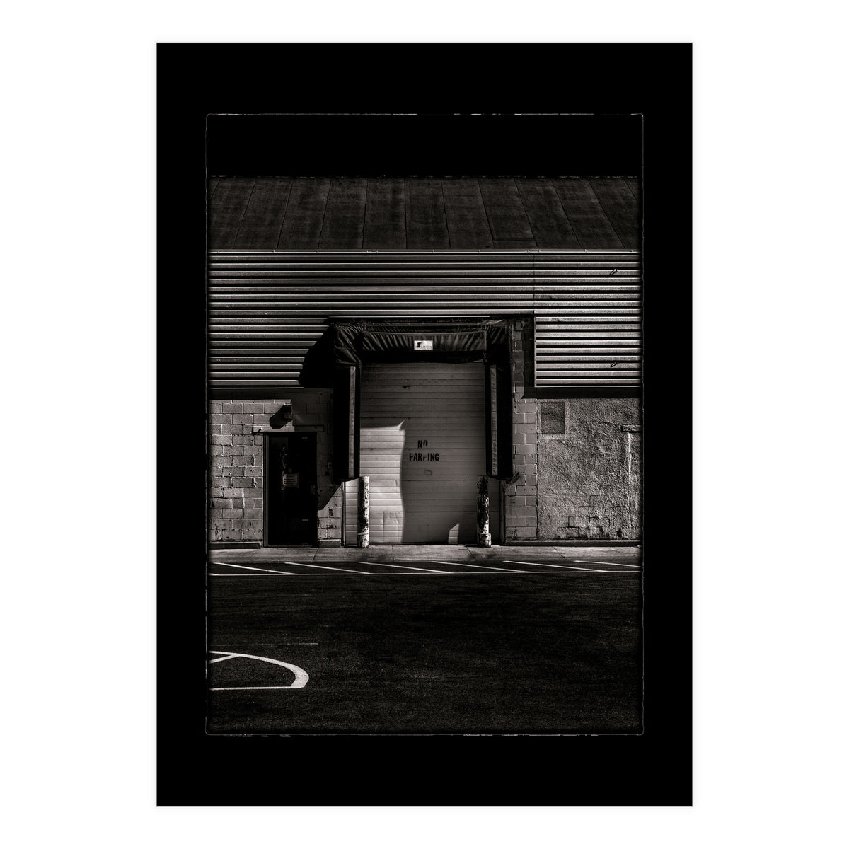 No Parking No 1 with Border (Print Only)