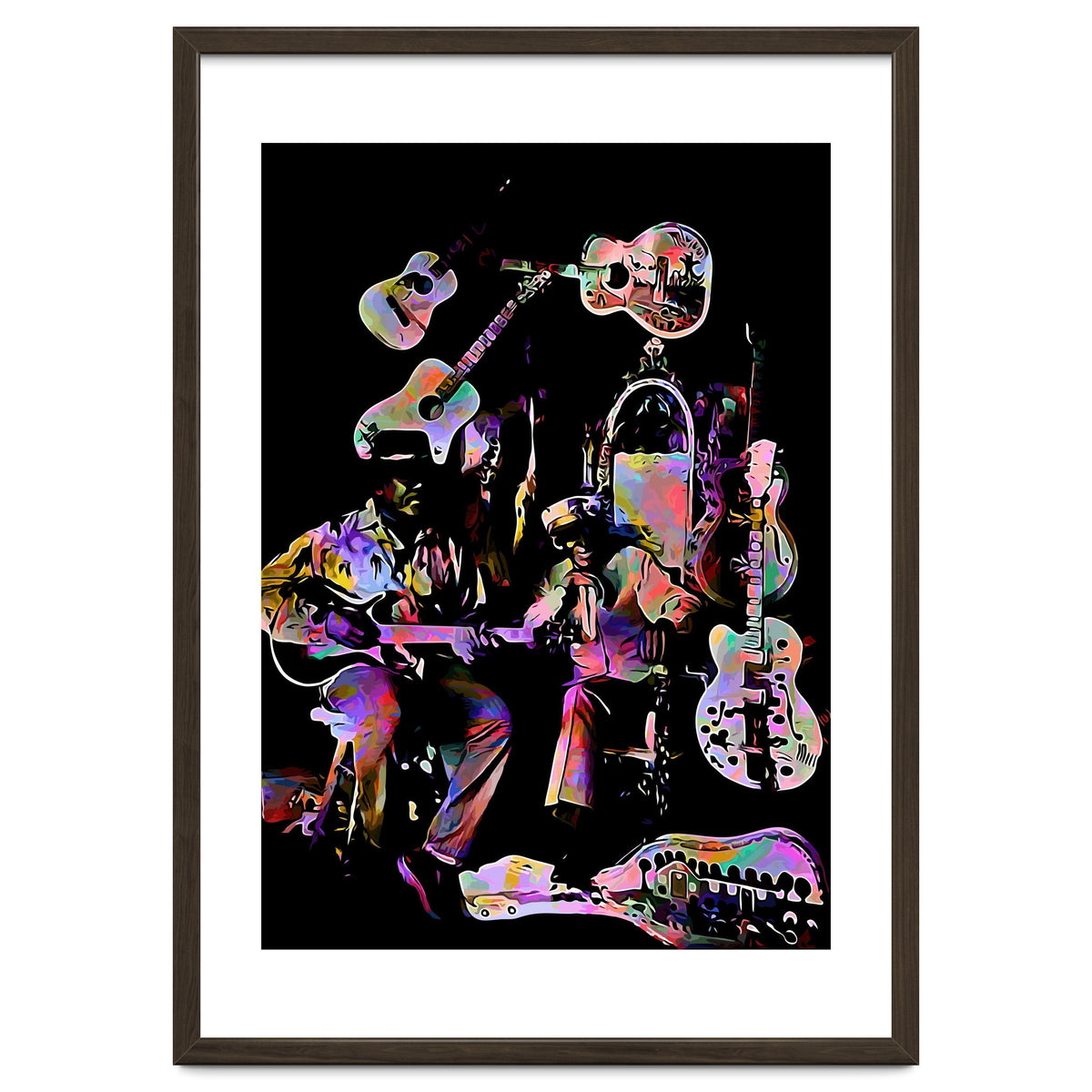 Cool John Ferguson And Captain Luke Blues Musician Legend Colorful