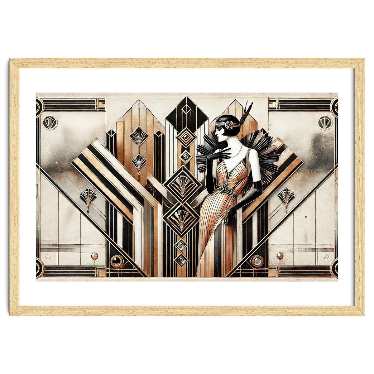Gatsby Glamour Art Deco Scene
