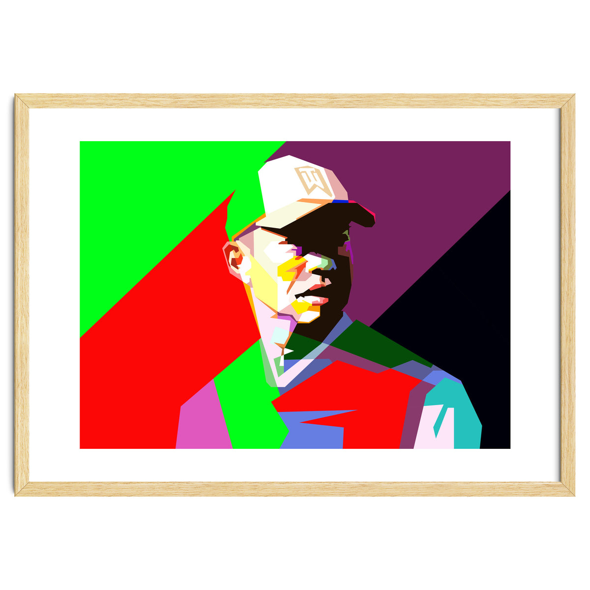 Tiger Woods Golf Legendary Pop Art WPAP
