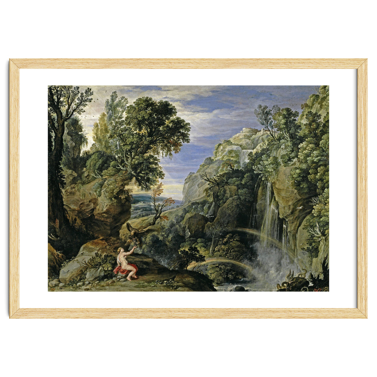 Pedro Pablo Rubens; Paul Bril / 'Landscape with Psyche and Jupiter', 1610; ca. 1630, Flemish Scho...