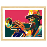 Jazz Trumpet Musician Pop Art Wpap thumbnail