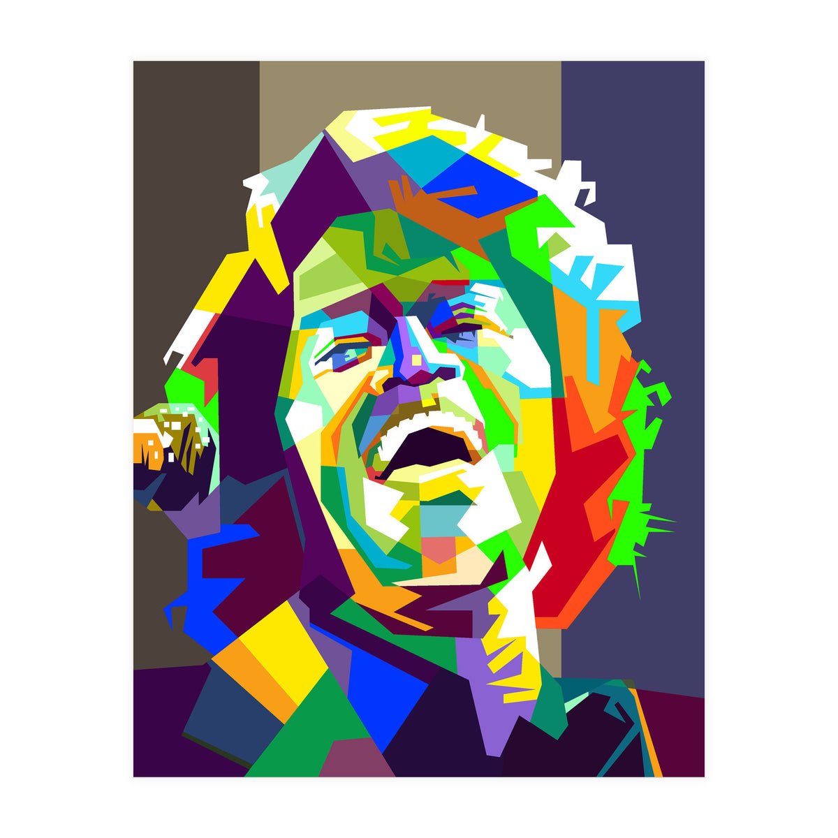 James Brown WPAP Jazz Singer And Jazz Musician Trending Nowpic (Print Only)