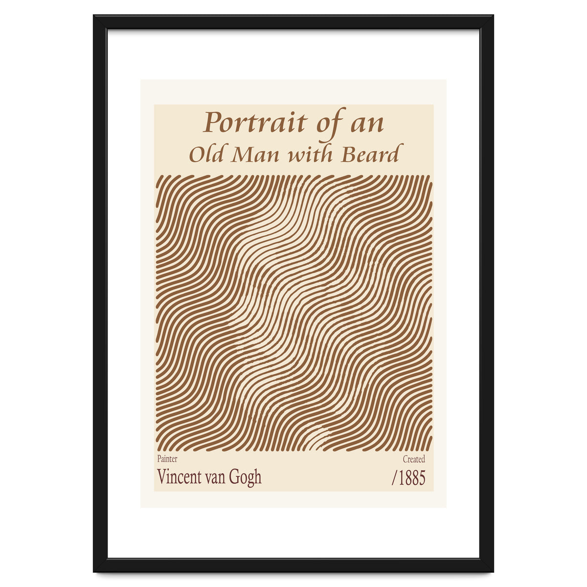 Portrait Of An Old Man With Beard – Vincent Van Gogh (1885)