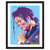 Michael Jackson pop art portrait thumbnail