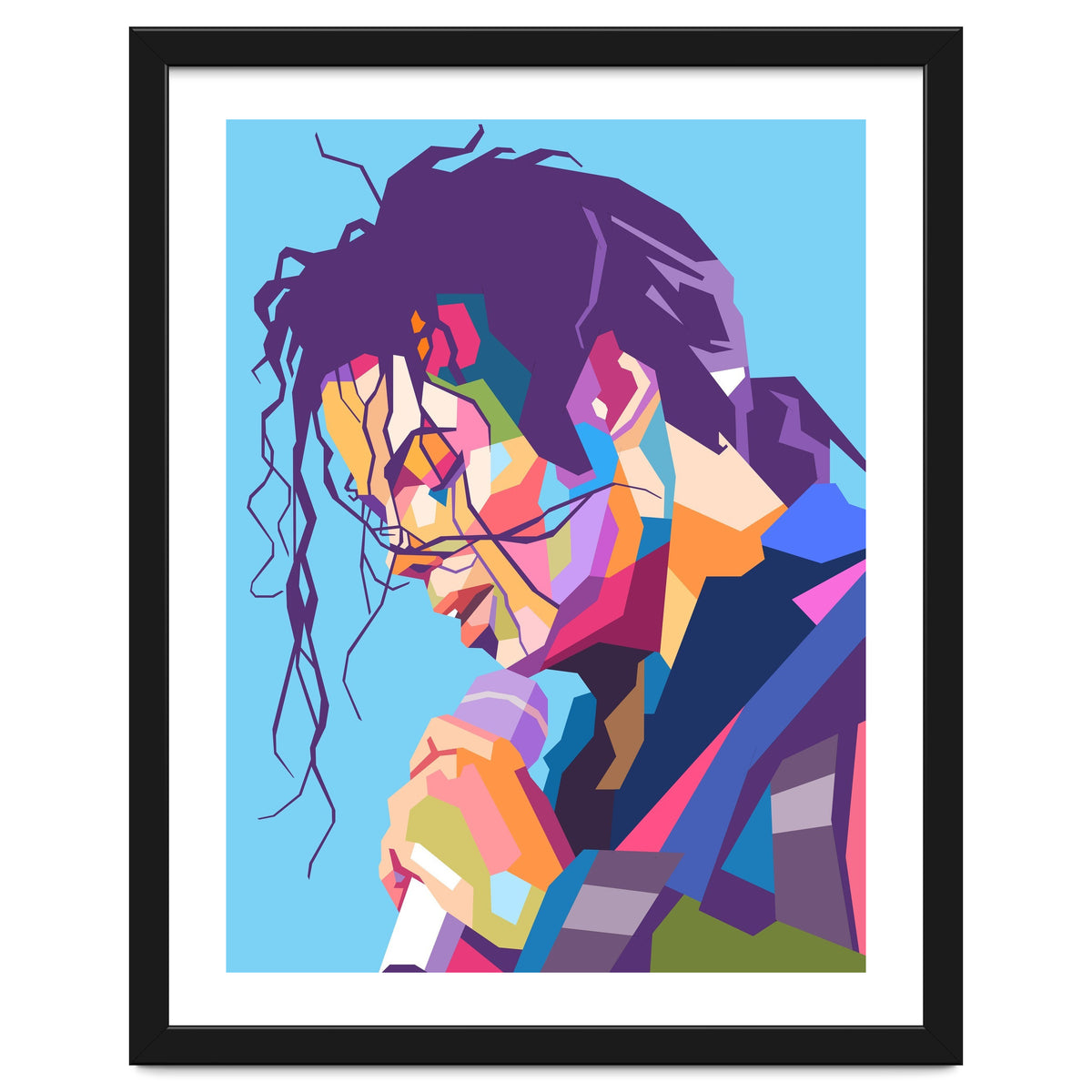 Michael Jackson pop art portrait