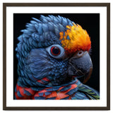 Close Up Vibrant Parrot Eye thumbnail