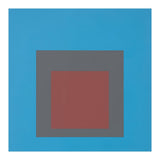 JOSEF ALBERS - HOMAGE TO THE SQUARE, BLUE, DARK RED  (Print Only) thumbnail