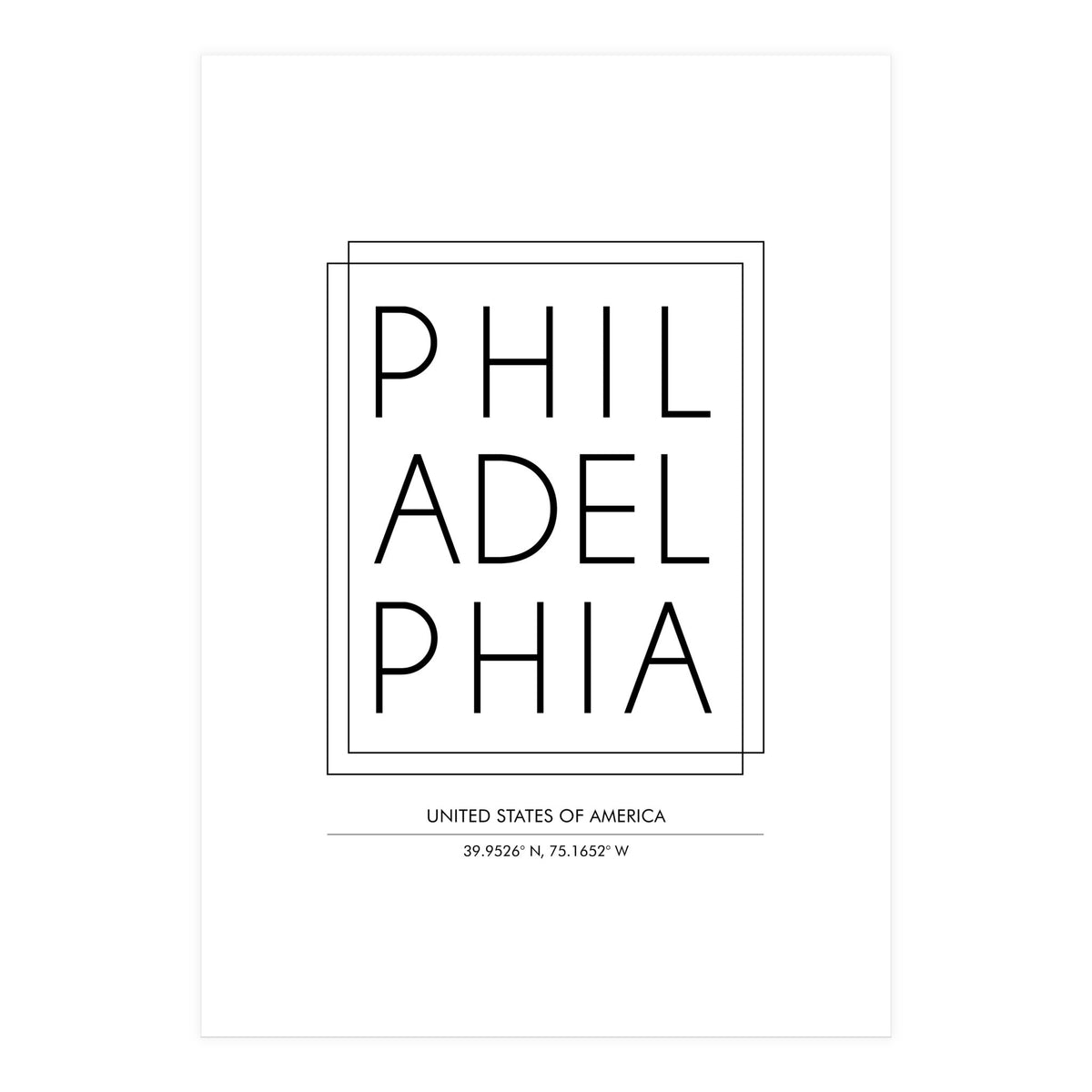 Philadelphia (Print Only)