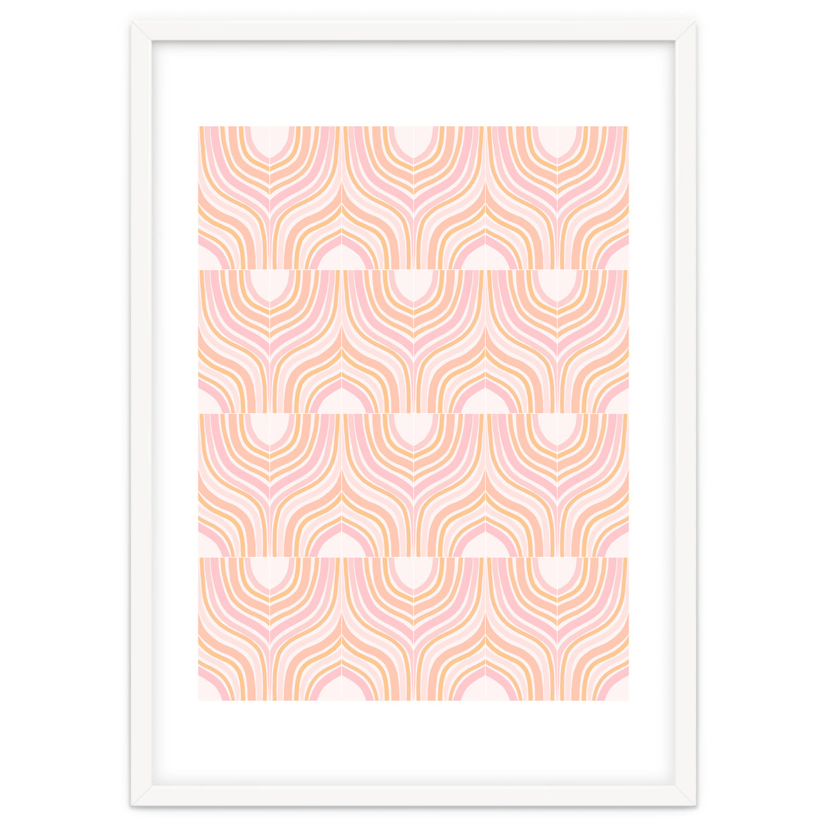 Peachy Marbeling Tiles