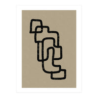 Black Minimalist Lines (Print Only)