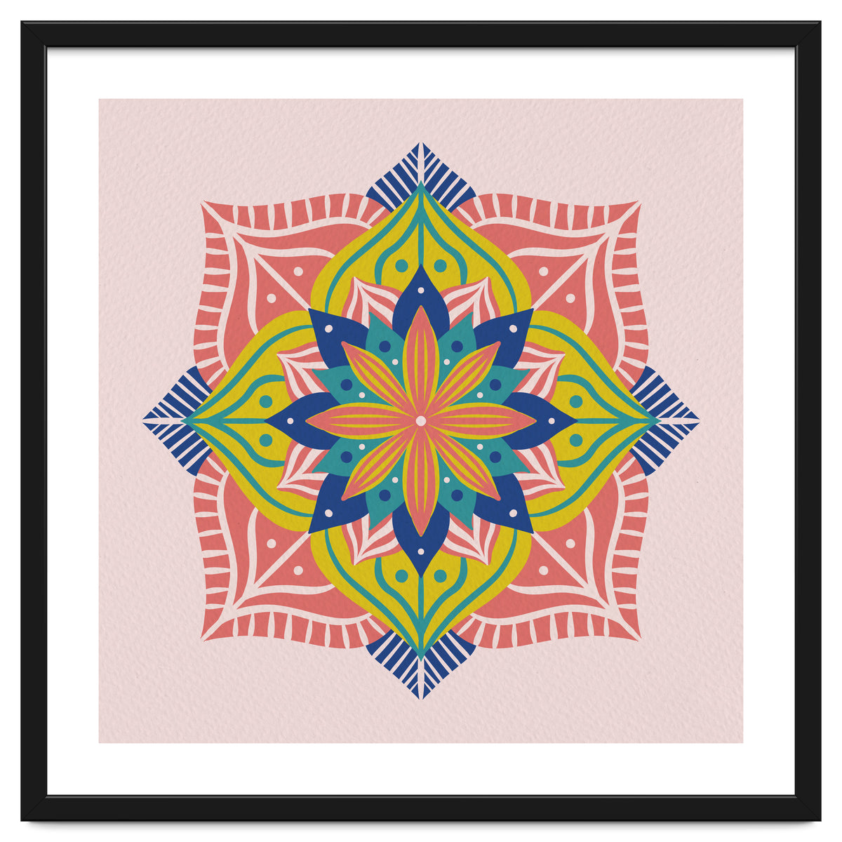 Colorful abstract mandala