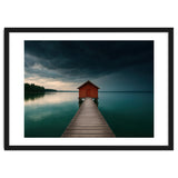 Moody Boathouse Photography Lake House thumbnail
