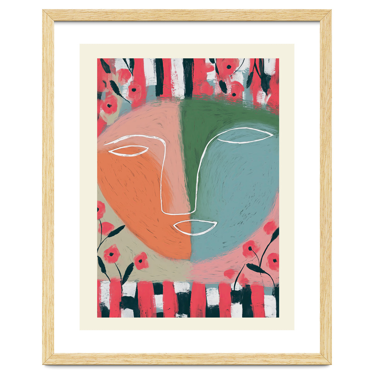 Dreams In Coral And Sage