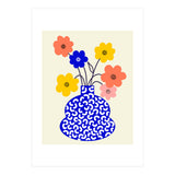 Inheritance, Flower Pot Botanical Floral, Eclectic Bohemian Concept Pop Of Color, Dopamine Positivity Plants Nature Heredity Contemporary (Print Only) thumbnail