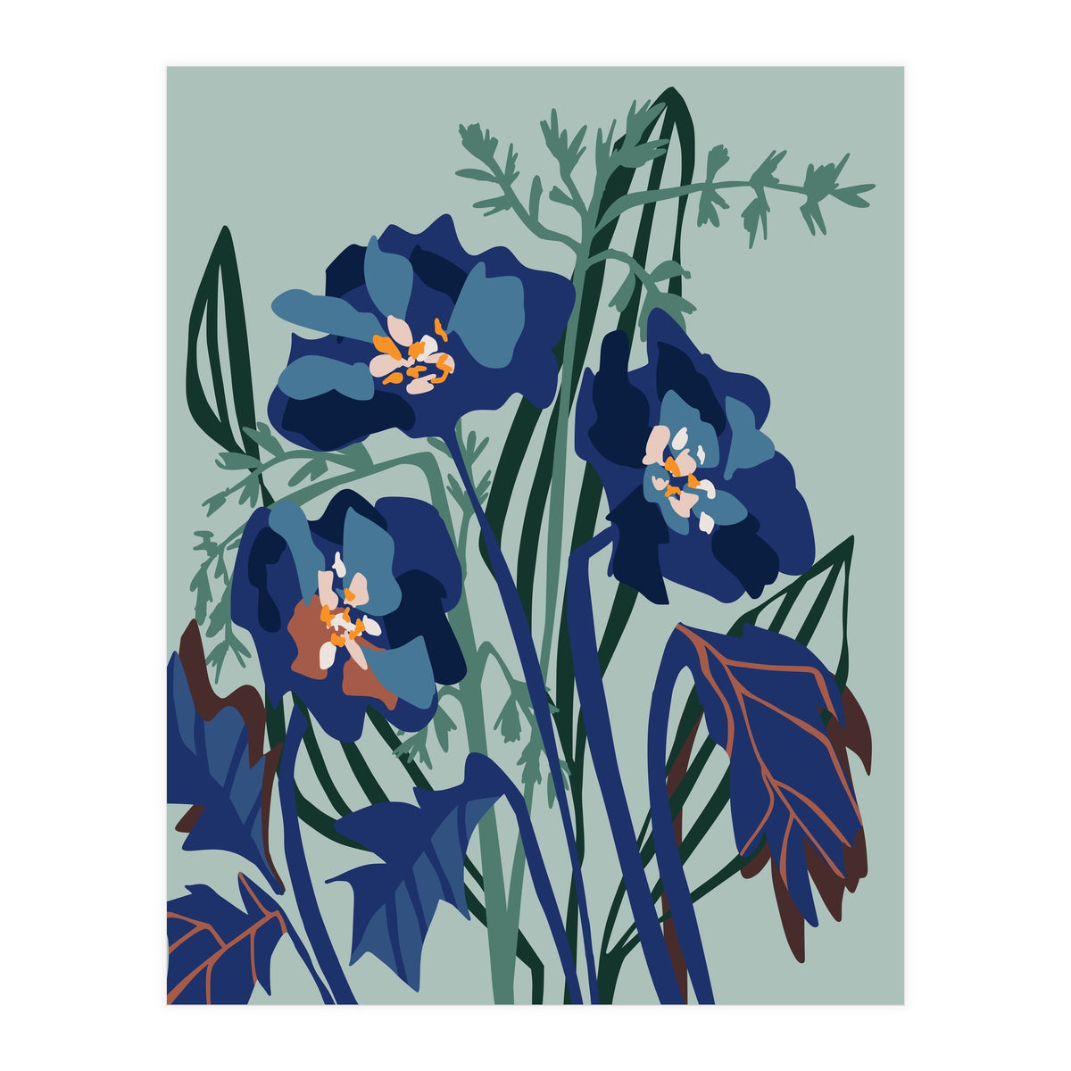 Wild Flowers Light (Print Only)