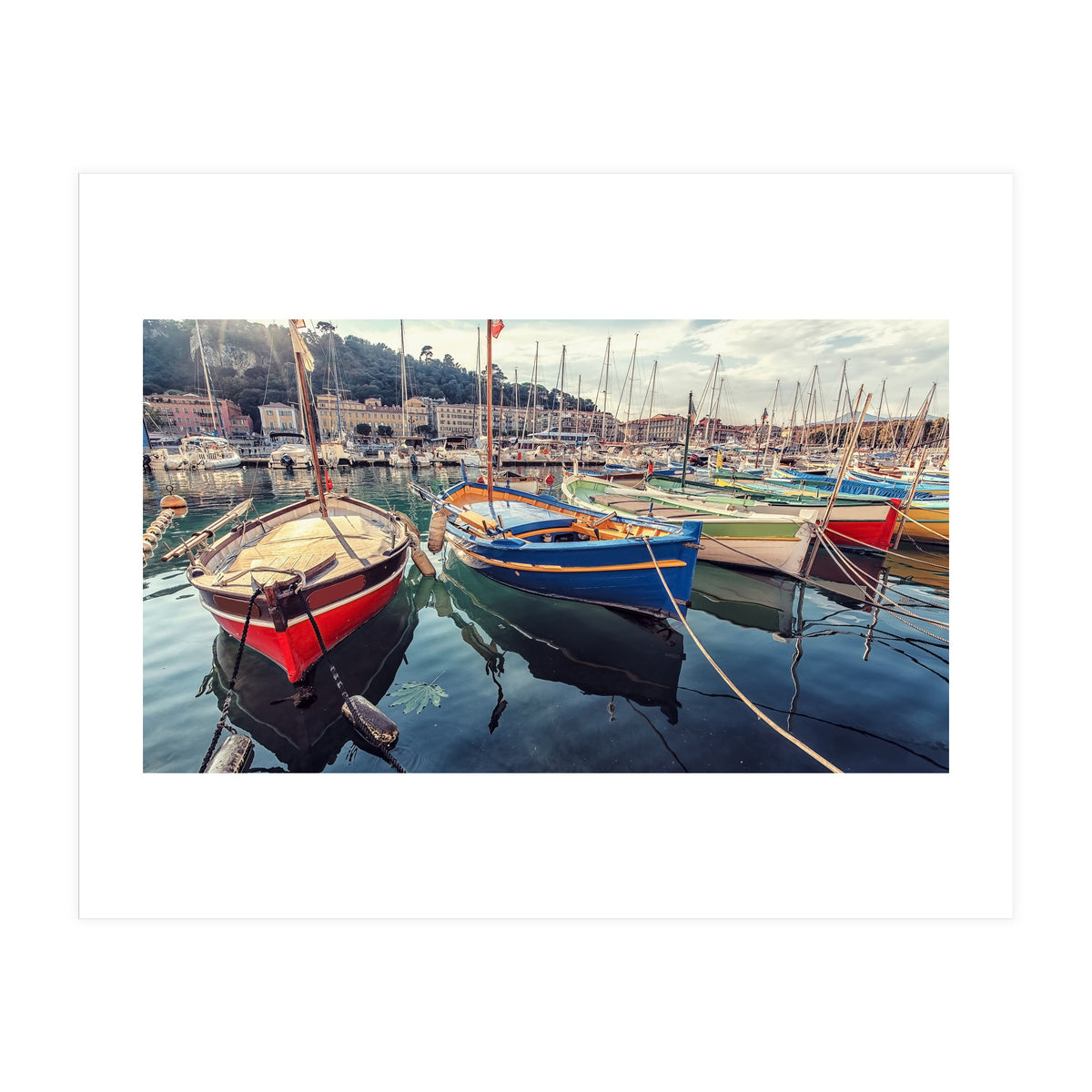 Harbor In Nice (Print Only)