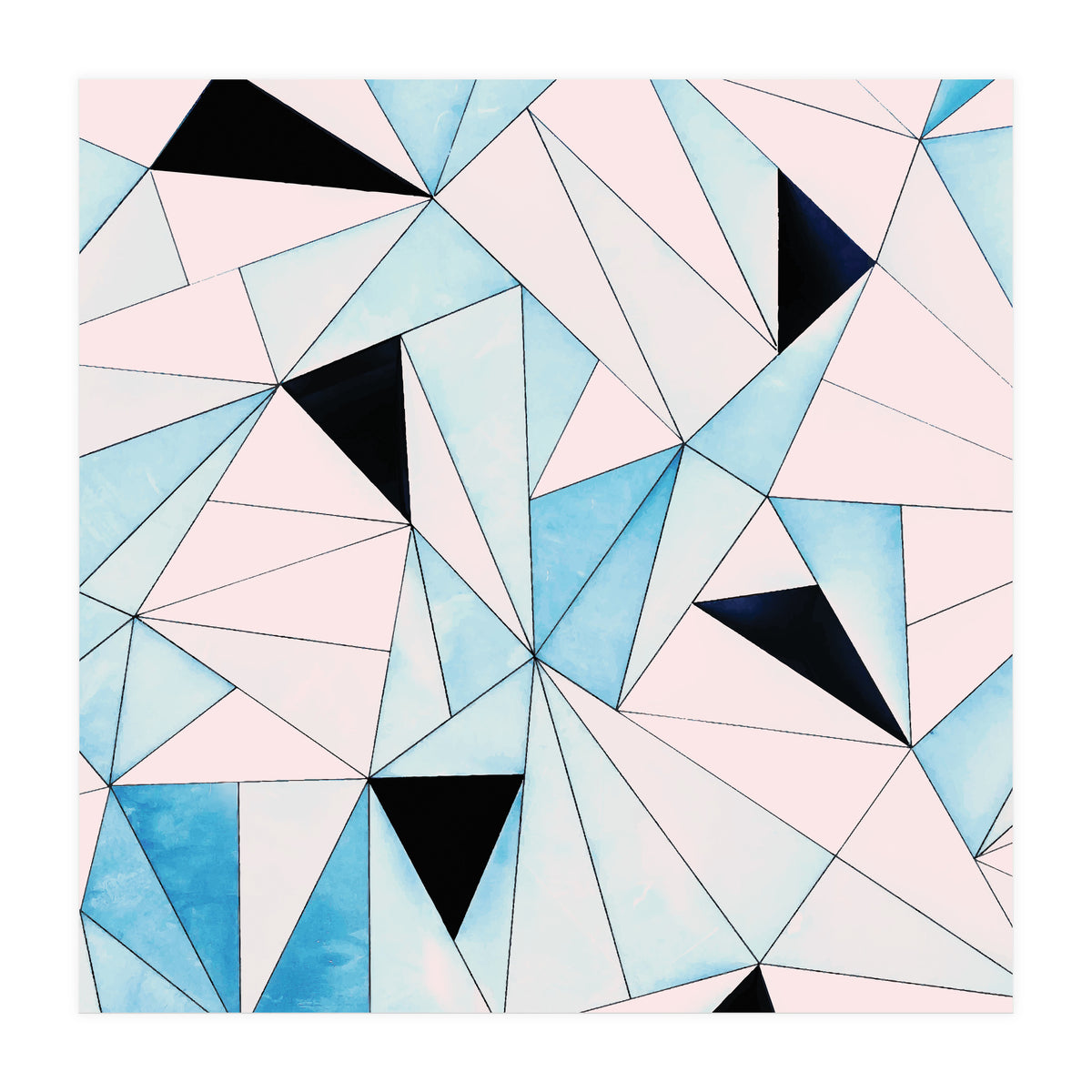 Geometric Washout #society6 #decor #buyart (Print Only)