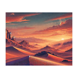 Vintage Chile, Atacama Desert Sunset Poster (Print Only) thumbnail
