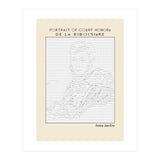 Portrait of Count Honoré de La Riboisière – Antoine-Jean Gros (ascii art)  (Print Only) thumbnail