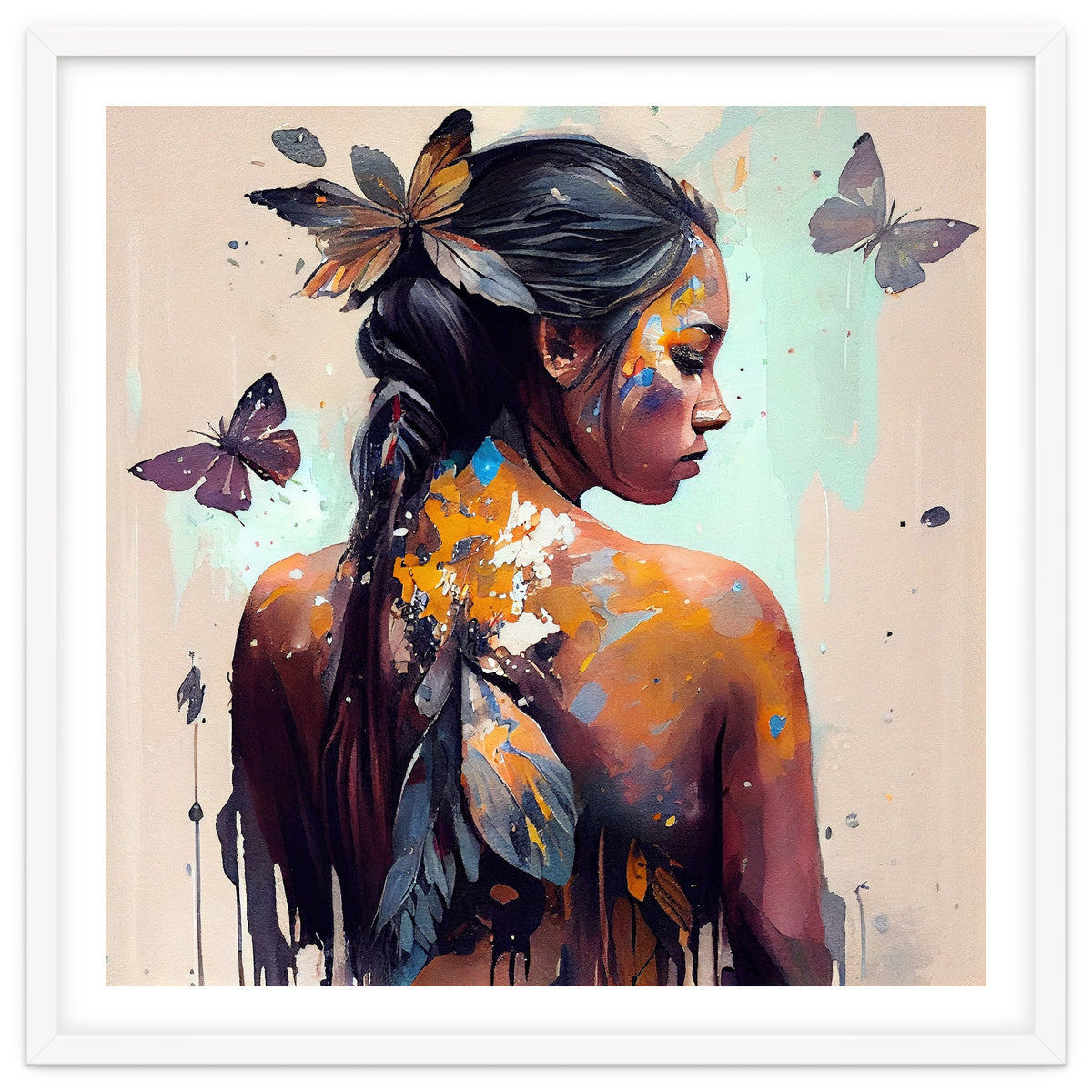 Powerful Butterfly Woman Body #2