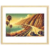 Vintage Coastal Road Journey Poster thumbnail